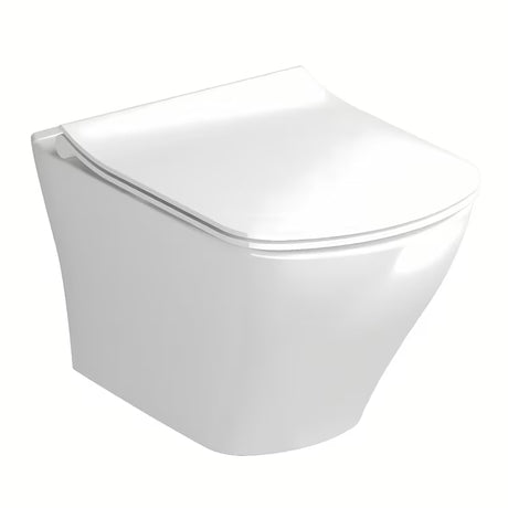 Bel viseča WC školjka Ravak Classic z brezrobno tehnologijo RimOff in skritim pritrjevanjem