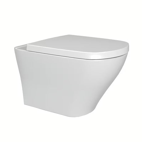 Bel viseča WC školjka Ravak Classic z brezrobno tehnologijo RimOff in skritim pritrjevanjem