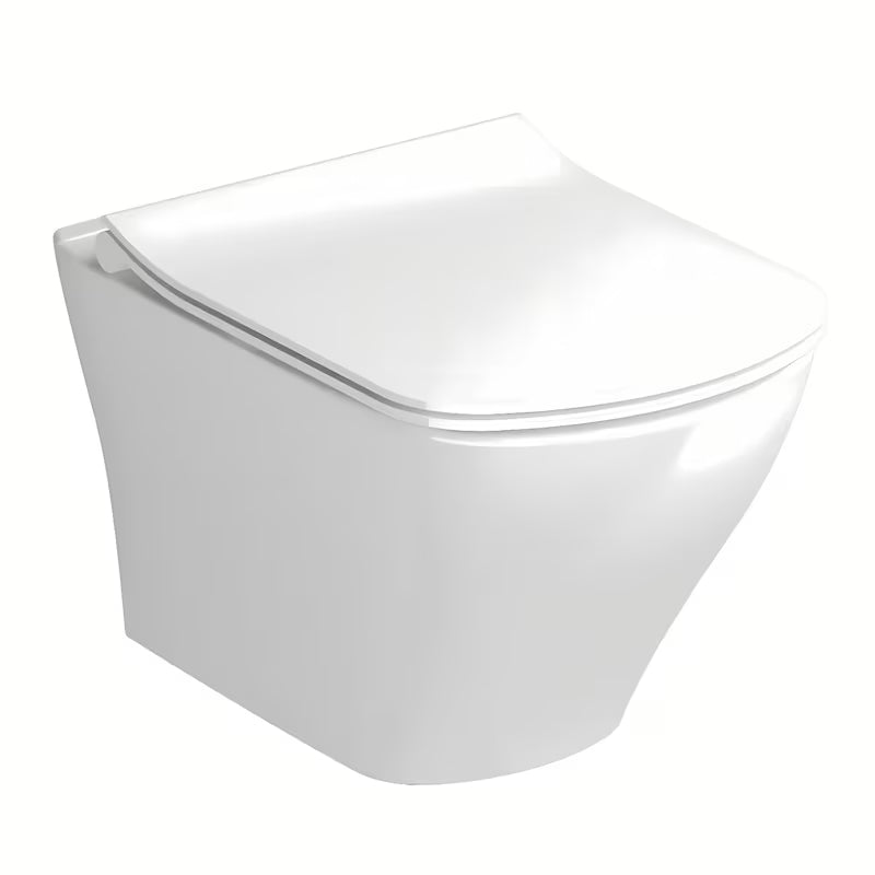 Bela izjemno tanka WC deska Ravak Classic Slim s sistemom mehko Zapiranje Soft Close