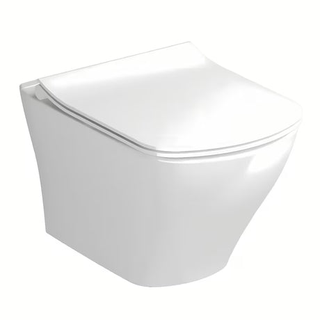 Bela izjemno tanka WC deska Ravak Classic Slim s sistemom mehko Zapiranje Soft Close
