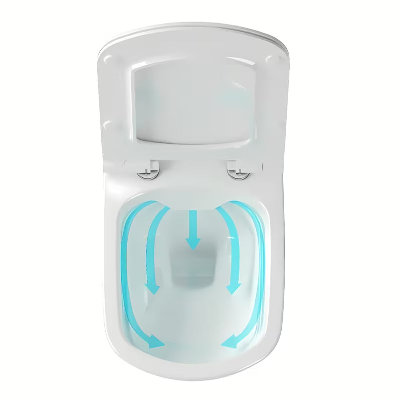 Bijeli viseča WC školjka Ravak Classic s bezrubnom tehnologijom RimOff i skrivenim pričvršćenjem