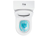 Bela samostoječi  WC monoblok Ravak Elegant RimOff s wc desko mehko Zapiranje Soft Close in dvojnim splakovanjem 3/6 l.
