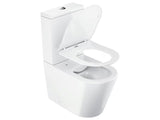 Bela samostoječi  WC monoblok Ravak Elegant RimOff s wc desko mehko Zapiranje Soft Close in dvojnim splakovanjem 3/6 l.