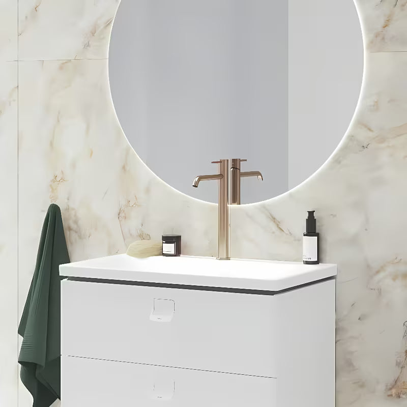 Visoka umivalniška stoječa armatura Ravak Espirit v izvedbi Rose Gold Brushed brez odtoka
