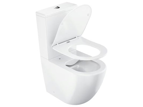 Bijeli samostoječi  WC monoblok Ravak Optima RimOff s wc desko mehko Zapiranje Soft Close