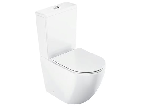 Bela samostoječi  WC monoblok Ravak Optima RimOff s wc desko mehko Zapiranje Soft Close