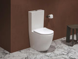 Bela samostoječi  WC monoblok Ravak Optima RimOff s wc desko mehko Zapiranje Soft Close