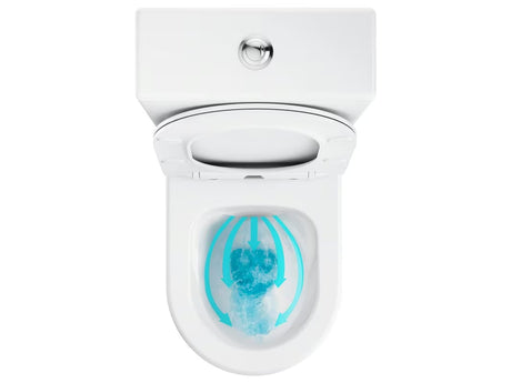 Bela samostoječi  WC monoblok Ravak Optima RimOff s wc desko mehko Zapiranje Soft Close