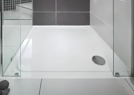 Kadični sifon Ravak Chrome s kovinskim kromiranim pokrovom pro tuš kadi Ø 90 mm