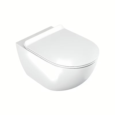 Bela WC deska Ravak Vita Slim iz duroplasta s sistemom mehko Zapiranje Soft Close pro tiho zapiranje