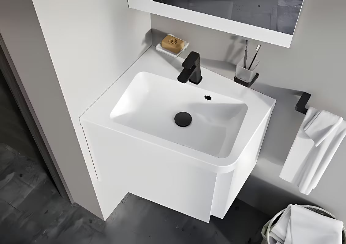 Črn mat umivalniški odtok Ravak Click-Clack pro umivalniki s prelivom