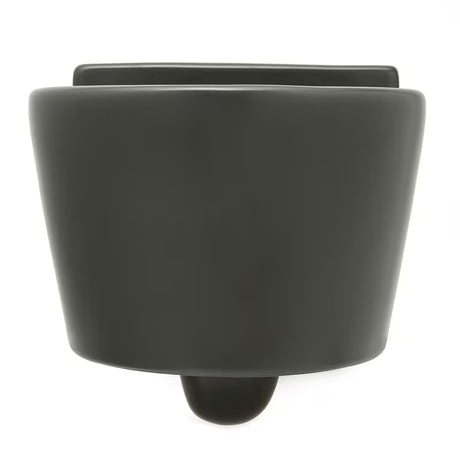 Viseča WC Školjka Roca Inspira u mat boji onyx s bezrubnom izvedbom Rimless i skrivenim pričvršćenjem.