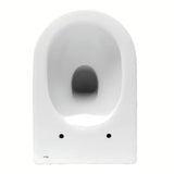 Bel viseča WC školjka Roca Nexo brez splakovalnega kroga s skritim pritrjevanjem