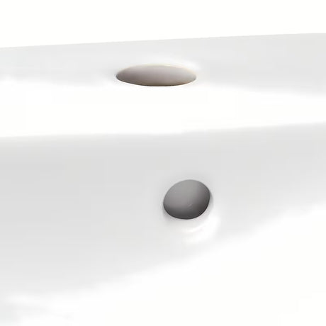 Keramički viseči umivalnik Roca Nexo bijeli s preljevom i otvorom pro za slavinu u sredini