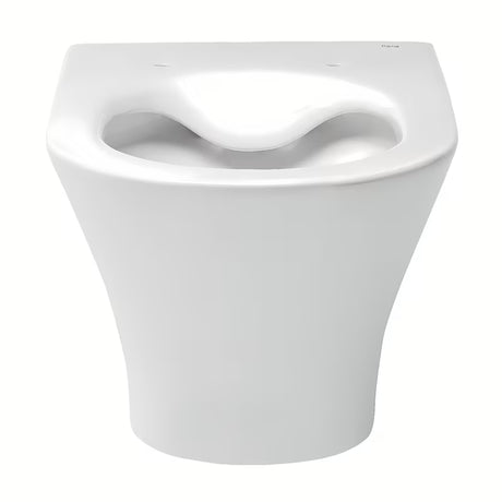 Bijeli viseča WC školjka Roca Nexo brez splakovalnega kroga sa skrivenim pričvršćenjem