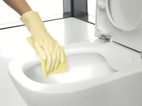 Bijeli viseča WC školjka Roca Nexo brez splakovalnega kroga sa skrivenim pričvršćenjem