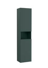 Roca Ona viseča visoka kopalniška omarica 40x175x30 cm v mat zeleni izvedbi