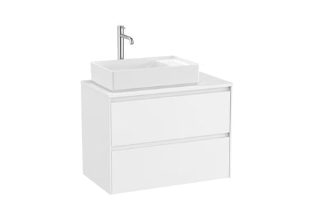 Bela viseča omarica pod umivalnikom Roca Ona 79,4x45,7x58,3 cm z mat površino