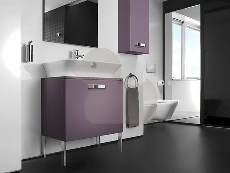 Bel viseča WC školjka Roca The Gap iz keramike z globokim splakovanjem in varčnim splakovanjem 3/4,5 l.