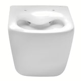 Beli viseča WC školjka Roca The Gap z izvedbo Rimless brez splakovalnega kroga in oglato zasnovo