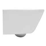 Beli viseča WC školjka Roca The Gap z izvedbo Rimless brez splakovalnega kroga in oglato zasnovo