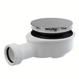 Nizek sifon za kad Roth s plastično kromirano rozeto pro odtok 90 mm