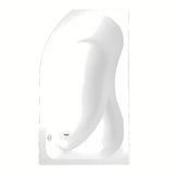 Roth Activa asimetrična kotna akrilna kad v desni izvedbi 150x90 cm