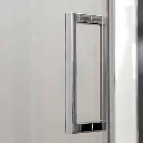 Roth Ambient Line drsno tuš vrata za nišo 150 cm v sijajnem kromu s prozornim steklom