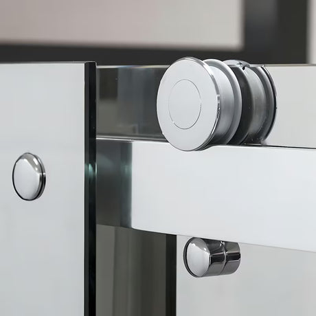 Roth Ambient Line drsno tuš vrata za nišu 120 cm u sjajnom kromu s prozirnim staklom