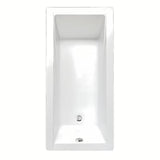 Pravokotna akrilna kad Roth Classic Pro 170x70 cm sodobne oblike, leva in desna izvedba.