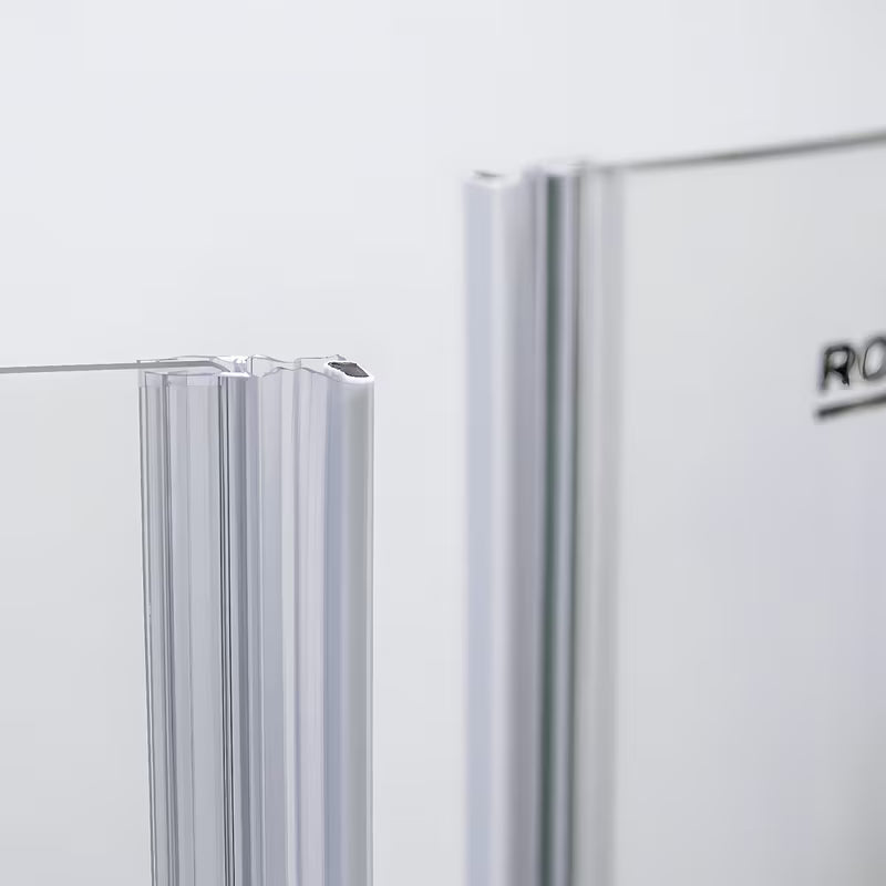Roth Elegant Neo Line brezokvirna tuš vrata 120 cm v sijaj krom izvedbi s prozornim steklom