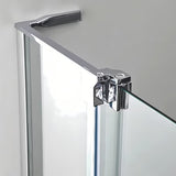 Roth Elegant Neo Line brezokvirni tuš vrata 90 cm v sijajnem kromu s prozornim steklom