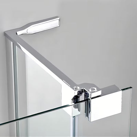 Roth Elegant Neo Line brezokvirni tuš vrata 90 cm v sijajnem kromu s prozornim steklom