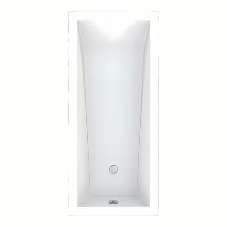 Pravokotna akrilna kad Roth Kubic Neo 160x80 cm v sodobnem dizajnu