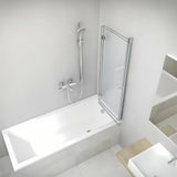 Pravokotna akrilna kad Roth Kubic Neo 160x80 cm v sodobnem dizajnu