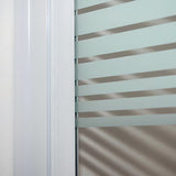 Roth Screen stena za kopalno kad 130x75 cm z belim profilom in obojestranskim odpiranjem