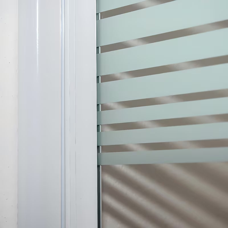 Roth Screen stena za kopalno kad 130x75 cm z belim profilom in obojestranskim odpiranjem