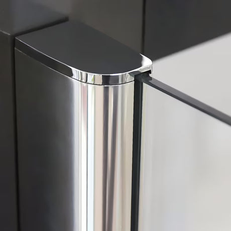 Roth Tower Line bočna stena za tuš vrata 90 cm v sijajnem kromu s prozornim steklom
