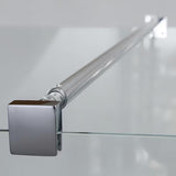 Bočna stena za tuš vrata Roth Tower Line 90 cm u sjajnom kromu s prozirnim staklom