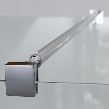 Bočna stena za tuš vrata Roth Tower Line 90 cm u mat kromu s prozirnim staklom