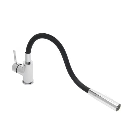 Armatura za Pomivalno Korito S-Line sa silikonskim flexi crijevom u crnoj mat i krom izvedbi.