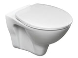 Viseči WC set S-Line Pro z modulom Geberit Kombifix, sedežem URBAN in belim tipkalom Sigma 01.