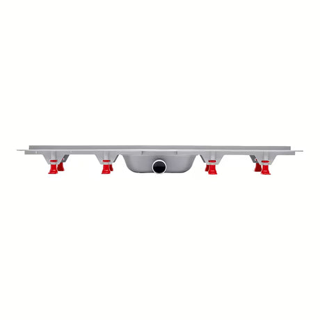 Kanaleta za Tuš S-Line Multi 65 cm v sijajni izvedbi z rešetko v dekorju kvadratkov