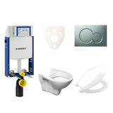 Viseči WC set S-line Pro s wc desko URBAN, modulom Geberit Kombifix in tipko Sigma 01 mat krom