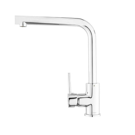Kromirana armatura za pomivalno korito S-Line Pro sa zakretnim L izljevom i fleksibilnim perlatorom