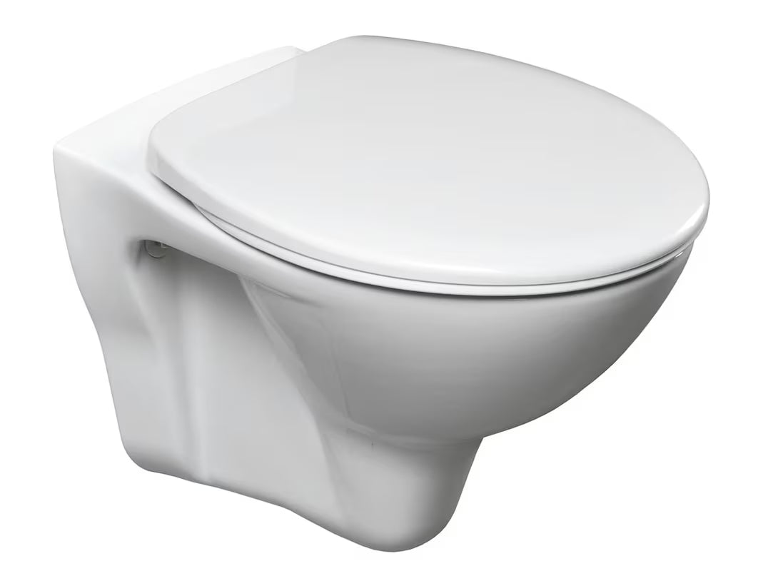 Viseči WC set S-line Pro z modulom Geberit Duofix, tipkalom Delta 20 in sedežem
