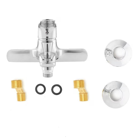 Enoročna stenska armatura za kad S-Line Pro u krom izvedbi sa zaobljenim dizajnom