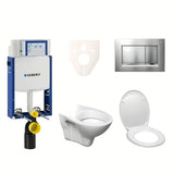 Viseči WC set S-Line Pro s modulom Geberit Kombifix, daskom i tipkom Sigma 30