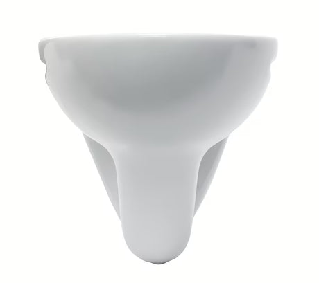 Bijeli viseča WC školjka S-Line Pro od sjajne keramike sa stražnjim odvodom