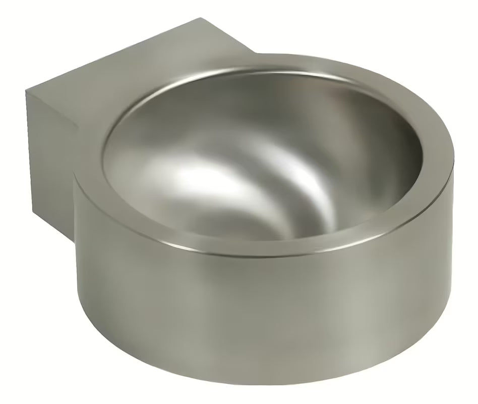 Viseče nerjavno umivalnik Sanela Supersteel 38x45 cm brez preliva